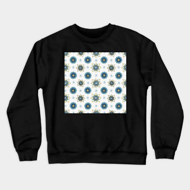 Byzantine white Empire Crewneck Sweatshirt by SumiIllustrator